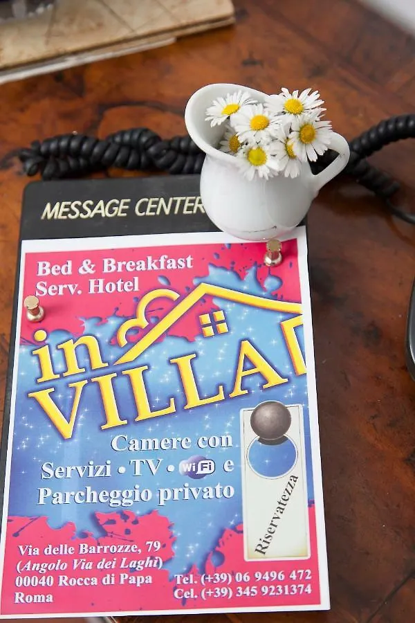 In Villa Rocca Di Papa 0*,